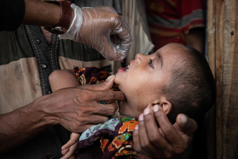 The national vitamin ‘A’ plus campaign starts in Rohingya refugee camp, Cox’s Bazar