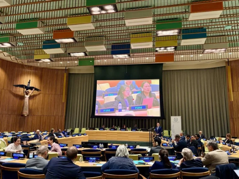 Myanmar Parliamentary delegation participates in UN Parliamentary hearing in New York