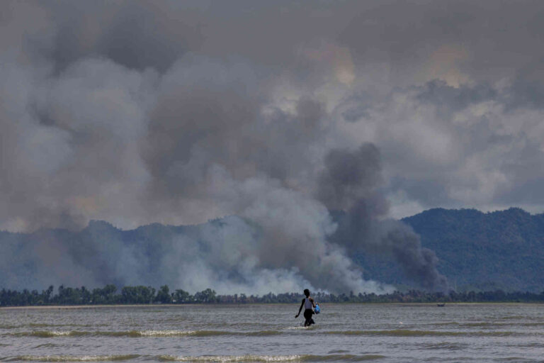 Six Rohingya homes destroyed by fire in Maungdaw Township