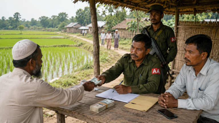 Rohingya residents allege abuse of authority and land extortion by village administrators in Maungdaw
