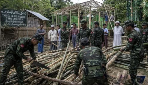 Rohingya residents allege AA is cutting village trees and bamboo to build camp in Northern Maungdaw
